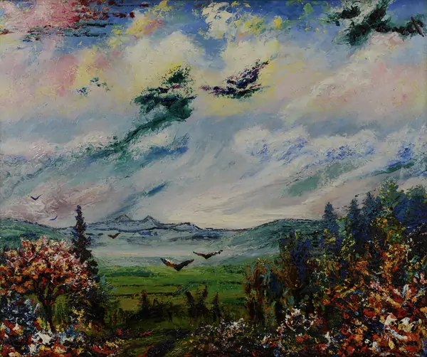 André EVARD (1876-1972), "Paysage", huile — DognyAuction