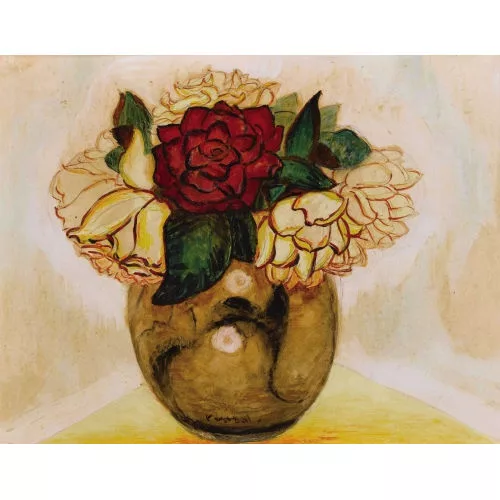 André Jean Evard — Blumenstillleben.