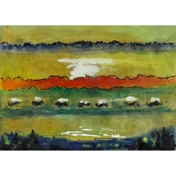 André Jean Evard — Landschaftskomposition.