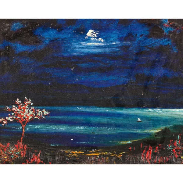 André Jean Evard — Seelandschaft.
