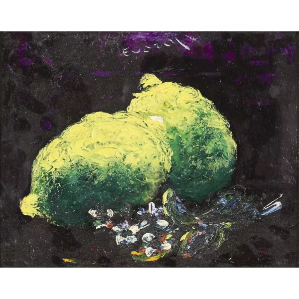 André Jean Evard — "Citrons et fleurs".