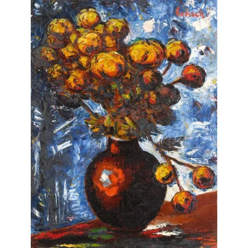 André Jean Evard — Blumenstillleben.