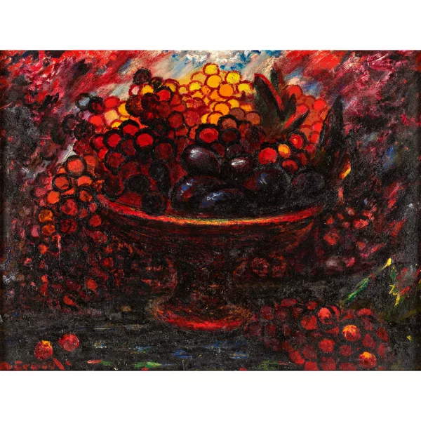 André Jean Evard — Coupe de fruits.