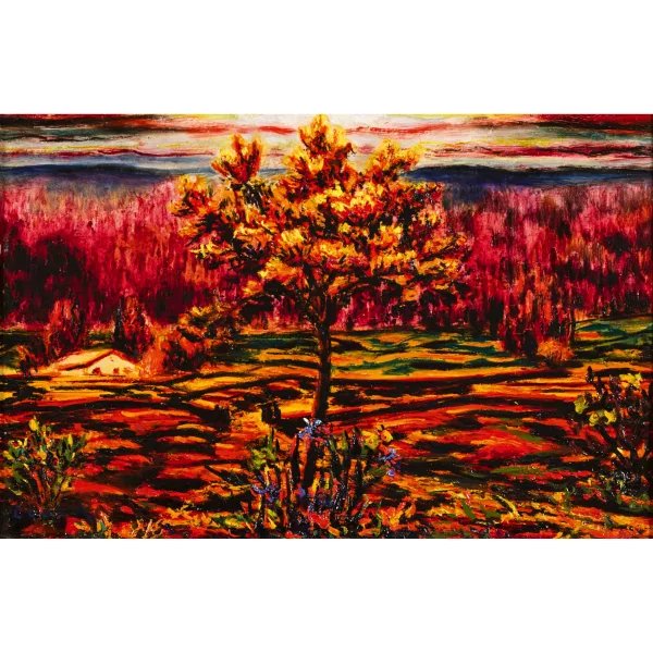 André Jean Evard — Baum in der Landschaft.