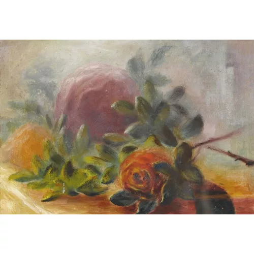 André Jean Evard — Stillleben mit Rosenzweig.