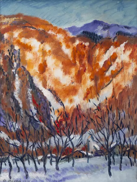 André Julien PRINA (1886 - 1941), 'Paysage d'hiver', huile — DognyAuction