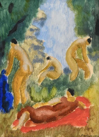 Nus à la baignade