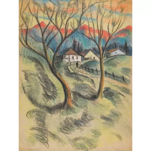 "Corbeyrier en hiver"