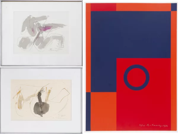 André Ramseyer — André RAMSEYER (1914-2007) "Composition abstraite"