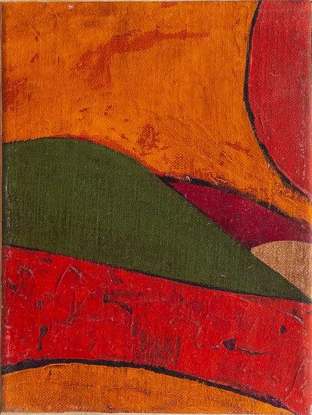 André Teleki (1928-1999), "Paysage à colline verte". — DognyAuction