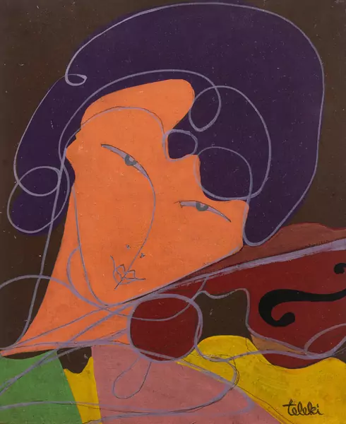 André Teleki (1928-1999), "La Violoniste" — DognyAuction