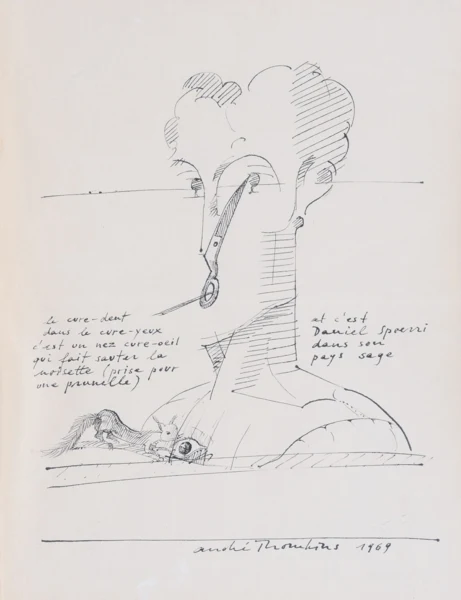 André Thomkins — Ohne Titel, 1969