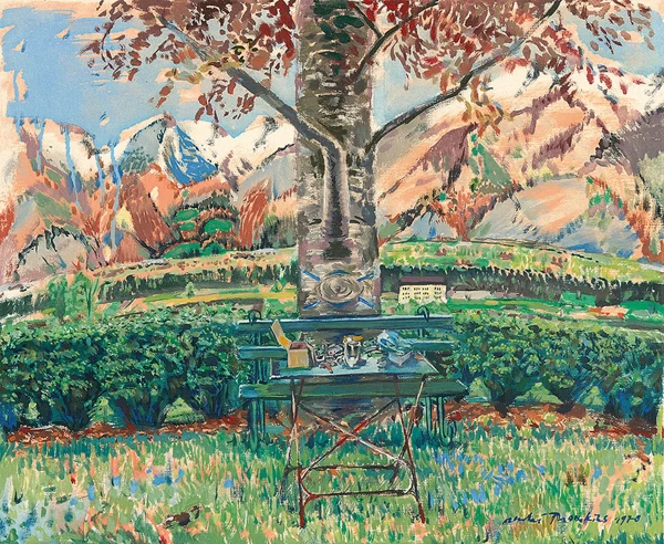 André Thomkins — Bürgerheim Chur mit Montalin, 1978