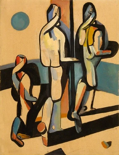 André Thomkins — Familie, 1952