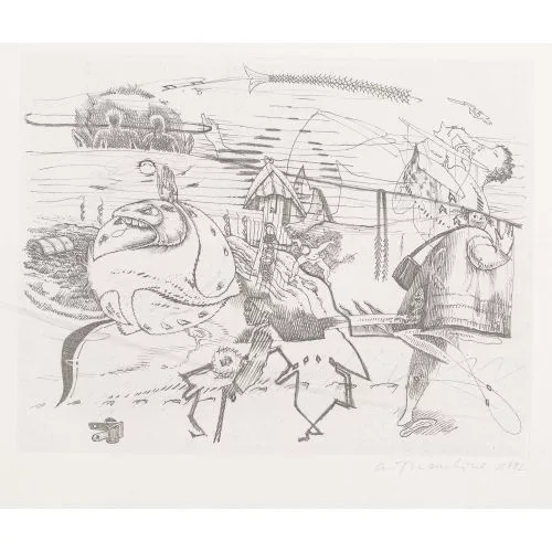 André Thomkins — Ohne Titel.