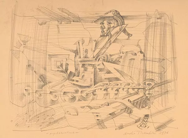 André Thomkins — "Psychomechanik", 1976