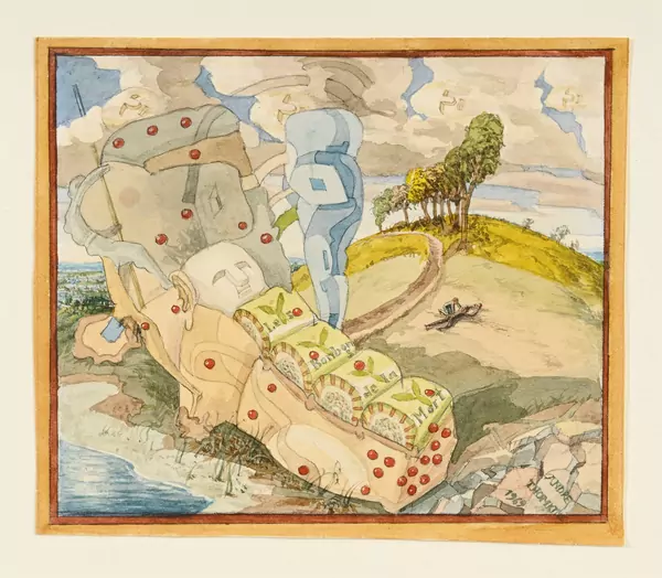 André Thomkins — "Les bonbons de la mort", 1969