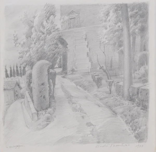 André Thomkins — Montegufoni, 1977