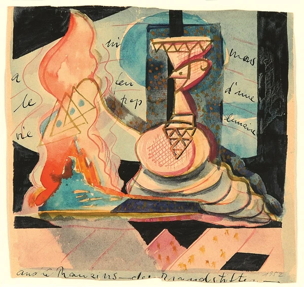 André Thomkins — Der Brandstifter, 1952