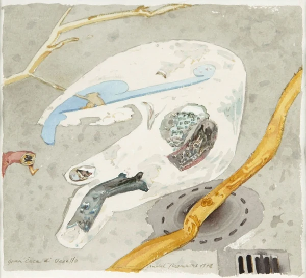 André Thomkins — Gran caca di Uccello, 1978
