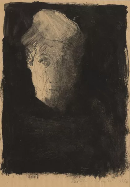 André Thomkins — Autoportrait"