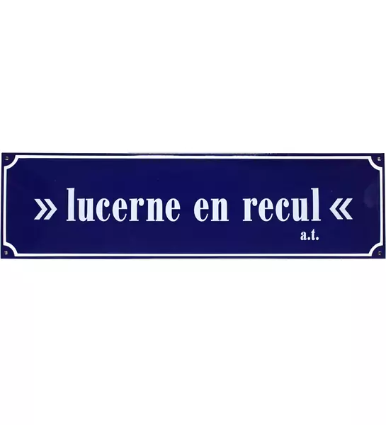 André Thomkins — lucerne en recul — Galerie Kornfeld