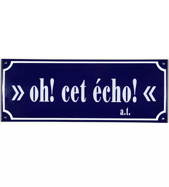 André Thomkins — Oh! cet écho! — Galerie Kornfeld