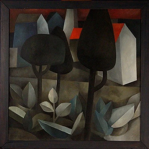 Andreas His — Drei dunkle Bäume, 1961