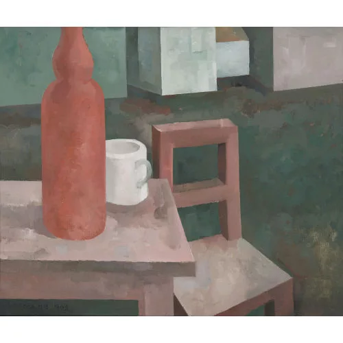 Andreas His — "La bouteille rouge".
