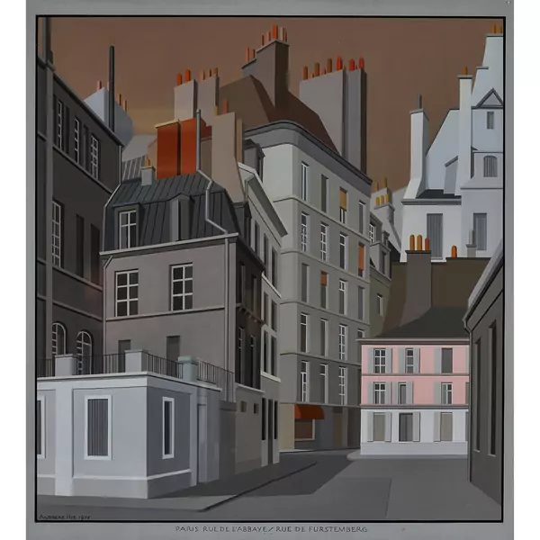 "Paris. Rue de l'Abbaye / Rue de Furstemberg"