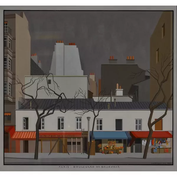 "Paris. Boulevard de Belleville"