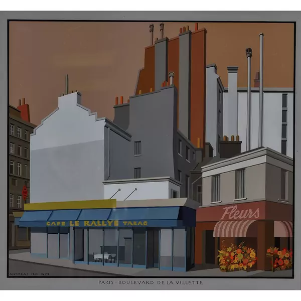 "Paris. Boulevard de la Villette"