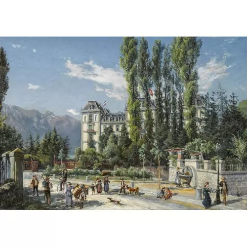 L′ancien Grand Hôtel à Vevey