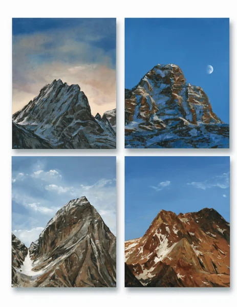 Andreas Rickenbacher — KALTER WINTERABEND IN DEN BERGELLER ALPEN, 2010PIZ KESCH, 2011PIZ BUIN, 2011PIZ ALBRIS, 2010COLD WINTER EVENING IN THE BERGELL ALPS, 2010MOUNT KESCH, 2011MOUNT BUIN, 2011MOUNT ALBRIS, 2011