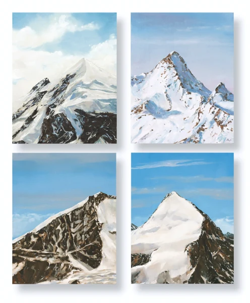 Andreas Rickenbacher — PIZ PALÜ, PIZ MURAGL, PIZ CORVATSCH, BIANCOGRAD (BERNINA), 2010-2011MOUNT PALÜ, MOUNT MURAGL, MOUNT CORVATSCH, BIANCOGRAD (BERNINA), 2010-2011