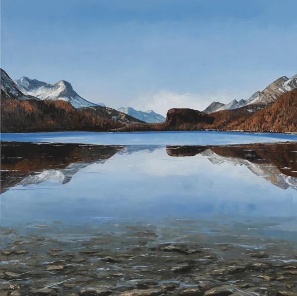 Andreas Rickenbacher — Herbst am Silsersee, 2013