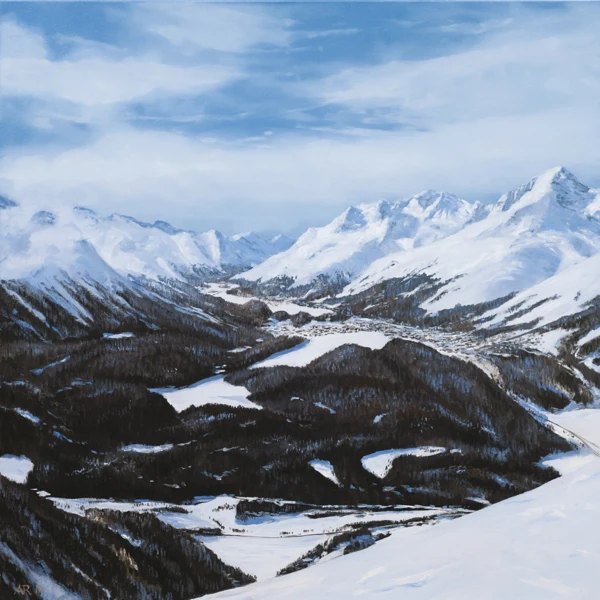Andreas Rickenbacher — Ausblick vom Muottas Muragl, 2014