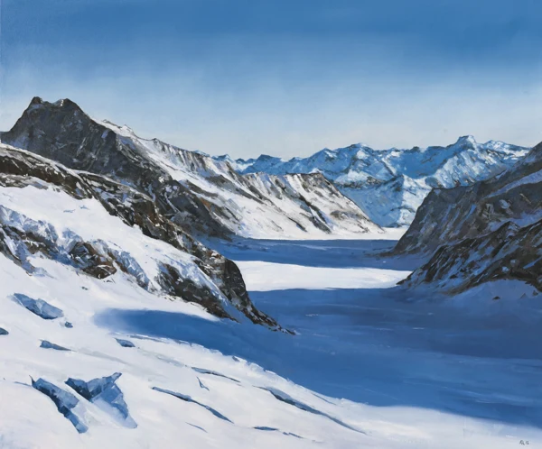 Andreas Rickenbacher — ALETSCHGLETSCHER, 2012ALETSCH GLACIER, 2012