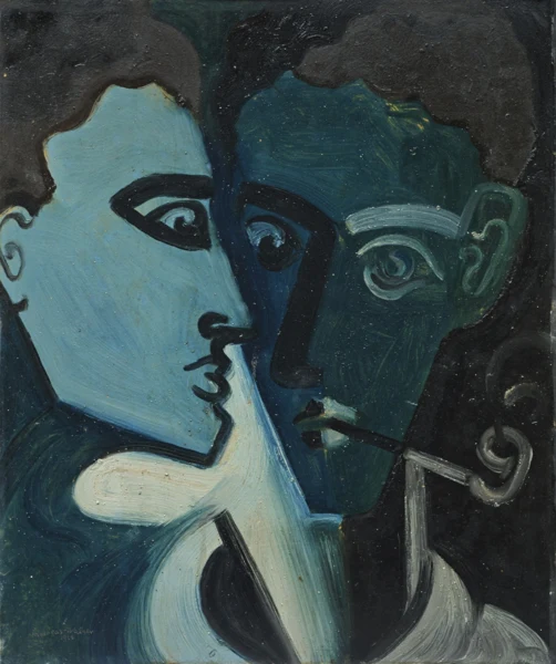 Andreas Walser — Doppelportrait, 1928