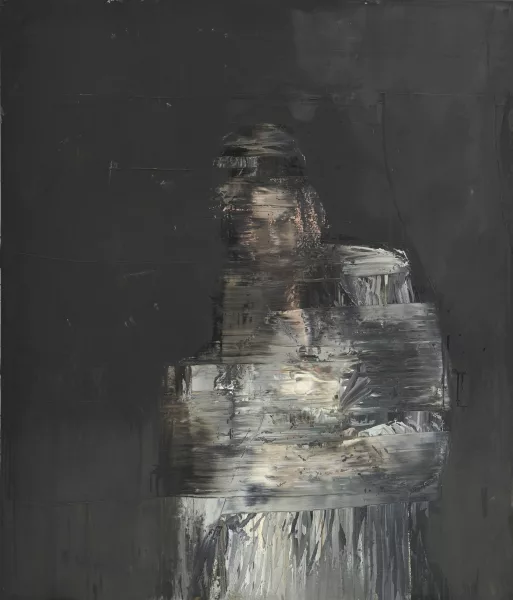 Andy Denzler (1965) — "Holding dry flowers",