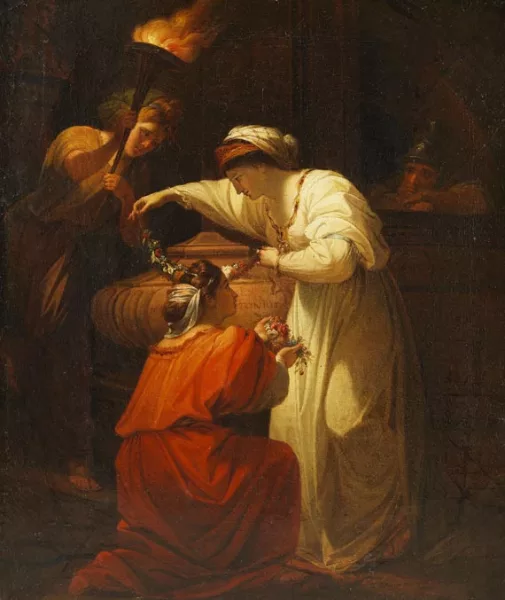 Angelika Kauffmann — Nach - Kleopatra schmückt das Grab von Marcus Antonius