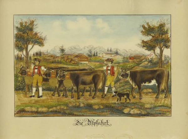 Anna B. Aemisegger-Giezendanner — Die Alpfahrt, ca. 1893