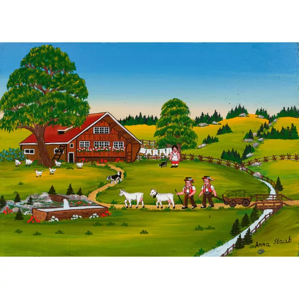 Anna Staub — Sommertag im Appenzellerland.