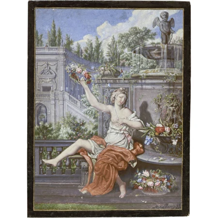 Anna Waser — Flora - Kopie nach Josef Werner von 1666 — Galerie Kornfeld