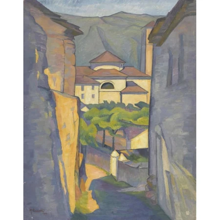 Tessiner Dorfpartie mit Kirche