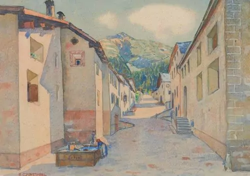 ANTON CHRISTOFFEL — Dorfstrasse. — Koller Auktionen