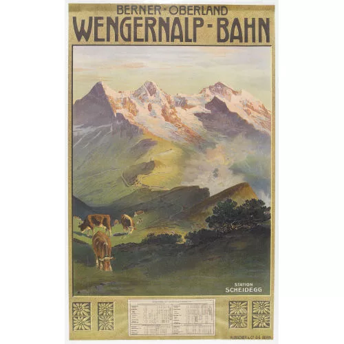 Anton Reckziegel — "Wengernalp-Bahn".