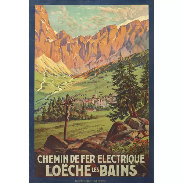 "Chemin de fer electrique Loëche les Bains"