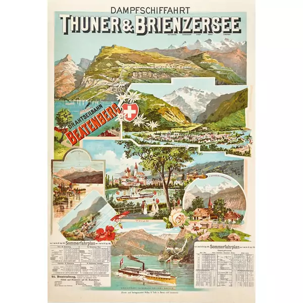 "Dampfschiffahrt Thuner- und Brienzersee"