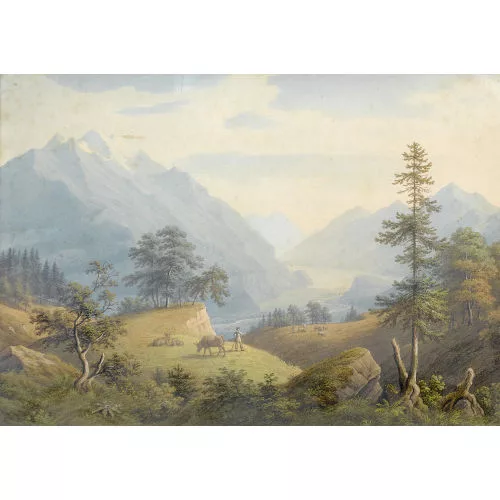 Anton Winterlin — Der Hasliberg im Berner Oberland.